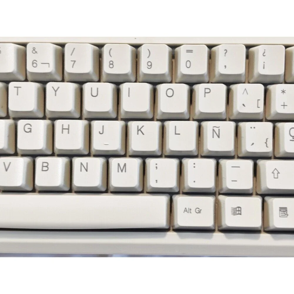 VTG Keytronic Model E05366SPPS2-C Wired PS/2 Spanish Keyboard USB Adapter WORKS